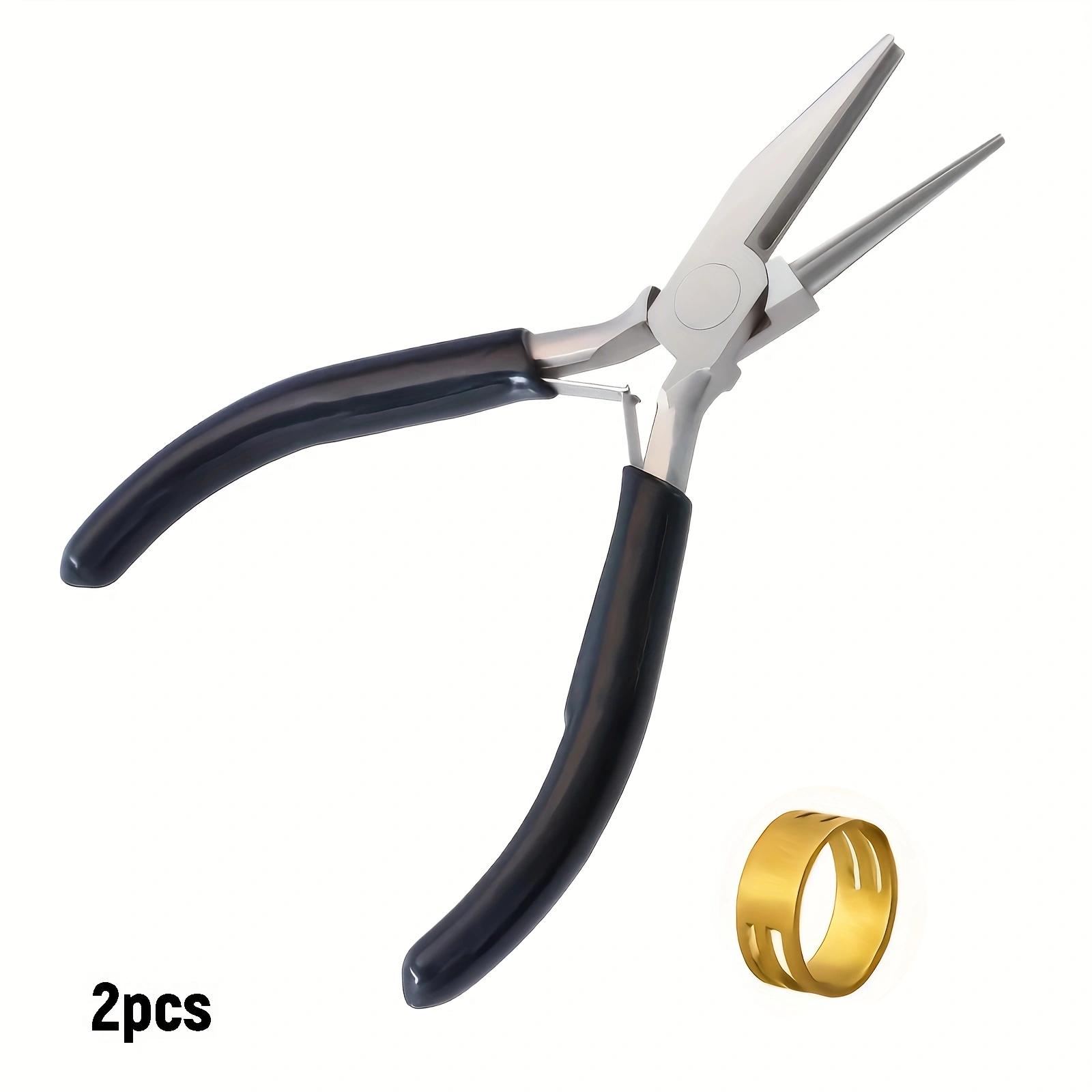 Jewelry Making Round Nose Pliers - 2/1 stuks zwarte punttang en 1