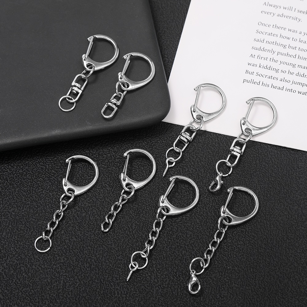 Jewelry Making Hoops - 10 stuks kreeftklauw sluitingen sleutelhanger C-vormige