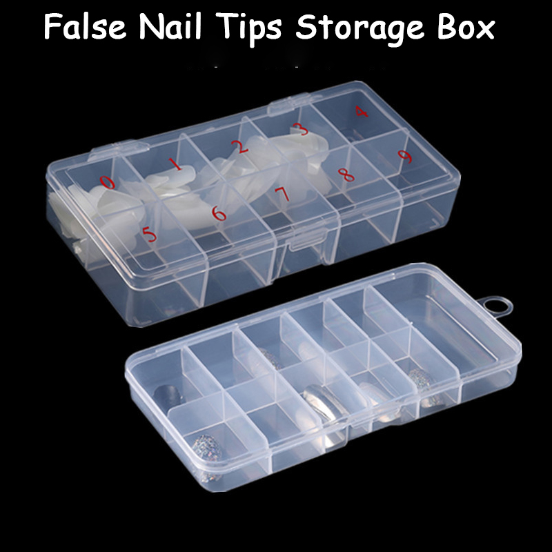Jewelry Making Organizer Box - 1 doos Lege Nail Tips Organizer