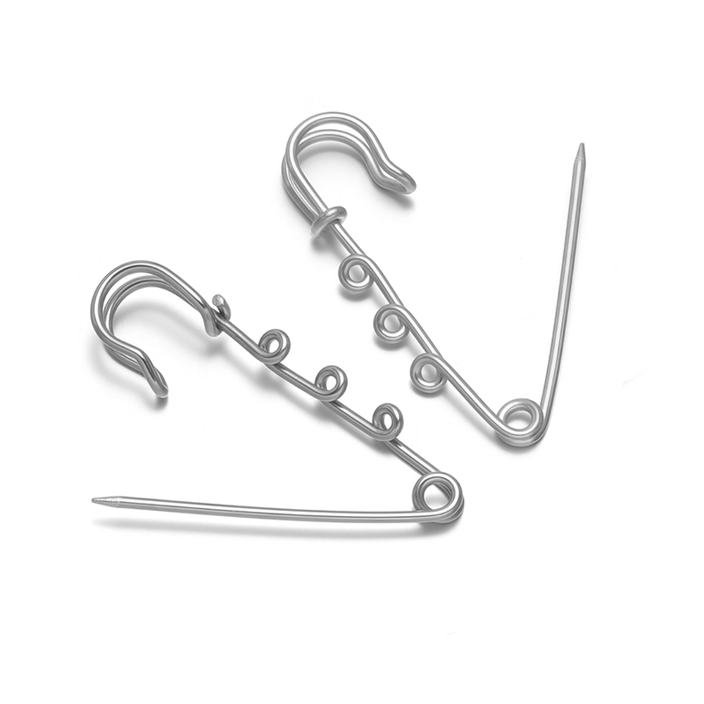 Jewelry Making Hoops - 5 stuks grote veiligheidsspelden roestvrij staal