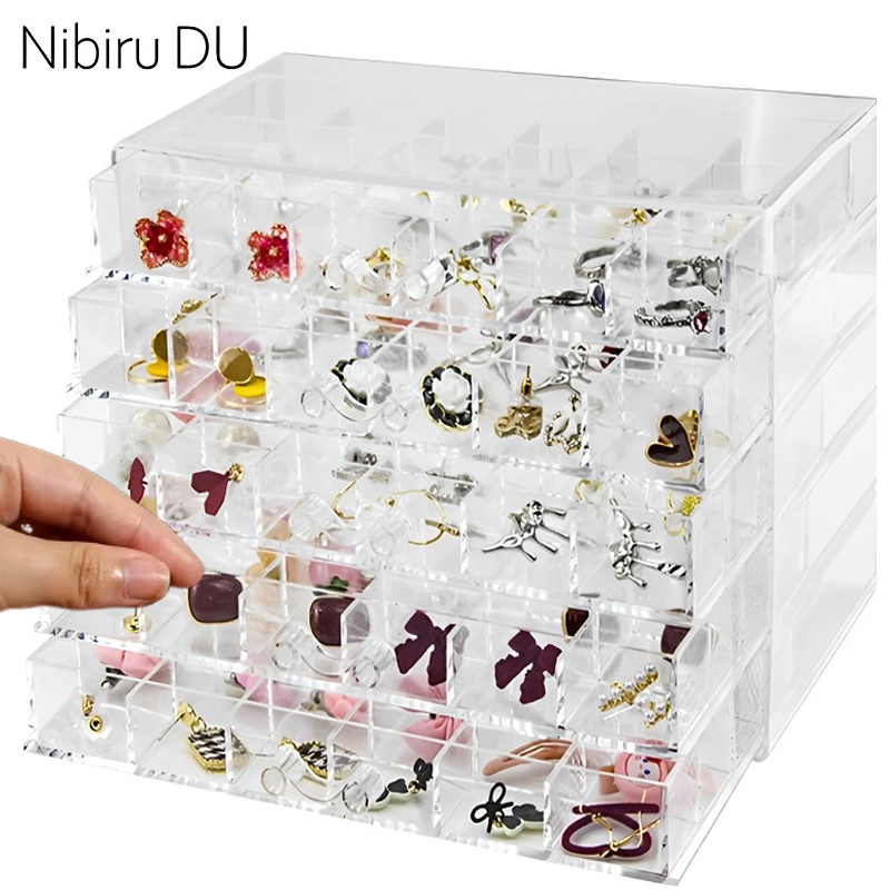 Jewelry Making Organizer Box - Transparante Sieraden Opbergdoos 72/79/120 Roosters Meerlaags