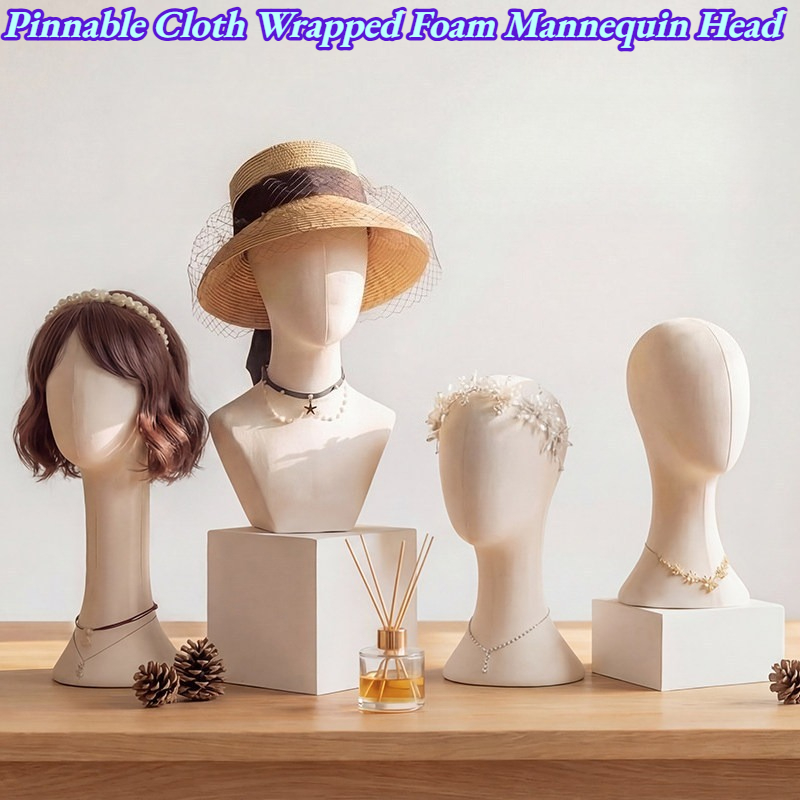 Jewelry Making Store - 40-52cm Pinnable Doek Omwikkeld Schuim Mannequin