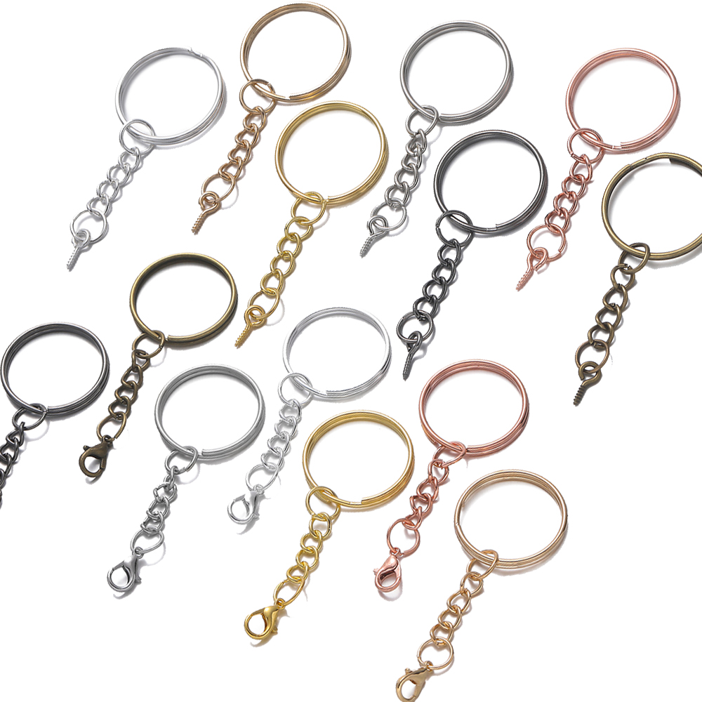 Jewelry Making Hoops - 10 stuks/verpakking 25mm schroefoog pin sleutelhanger