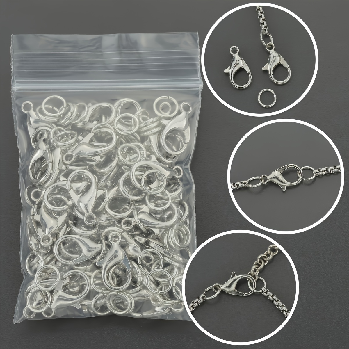 1/2/300 Stuks Kreeftgespen Ope - Jewelry Making Hoops recensie en prijs