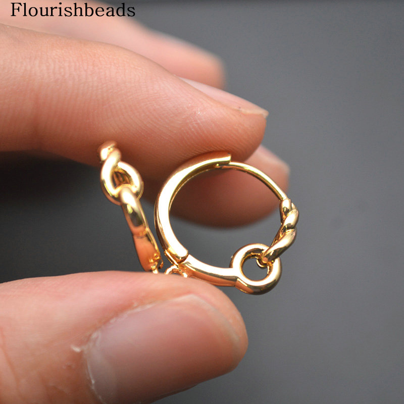 30st gedraaide ronde cirkel 18 - Jewelry Making Hoops recensie en prijs