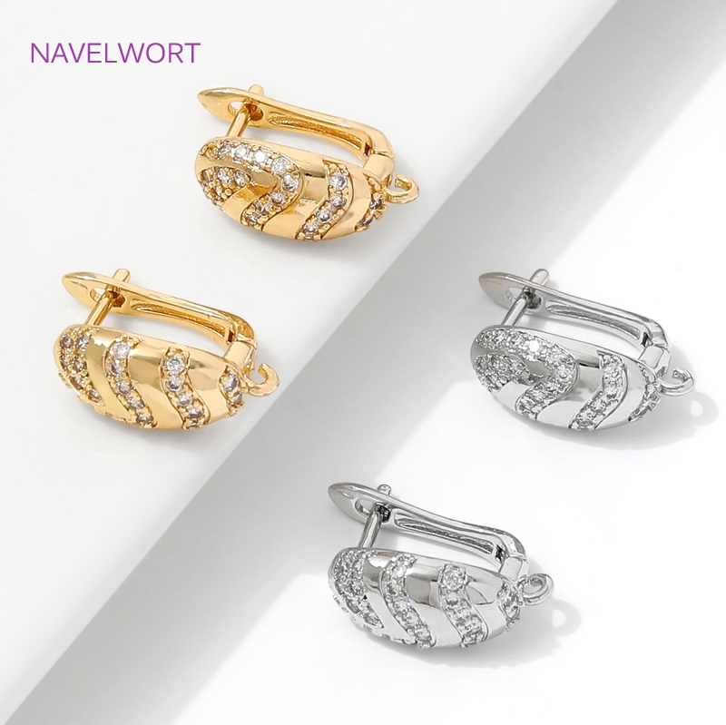 18K vergulde messing oorhaakje - Jewelry Making Items recensie en prijs