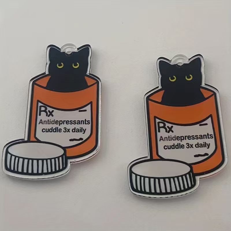 10 stuks acryl medicijnkat han - Jewelry Making Pendants recensie en prijs