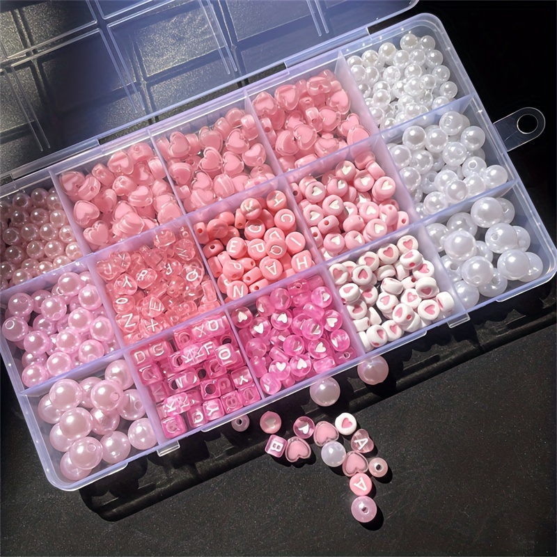 10-delige roze alfabetdoos, ac - Jewelry Making Organizer Box recensie en prijs
