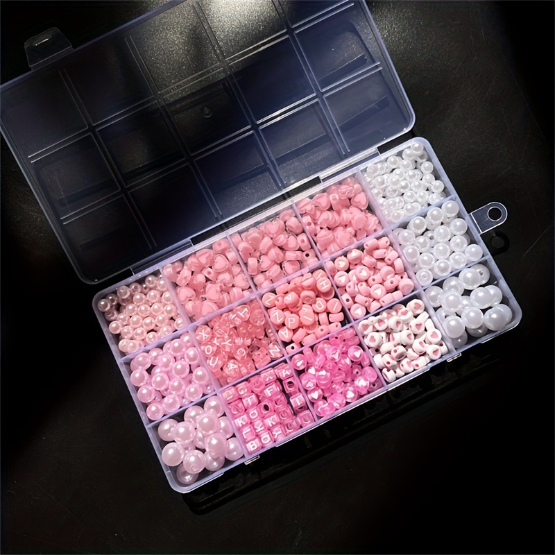 10-delige roze alfabetdoos, ac - Jewelry Making Organizer Box recensie en prijs