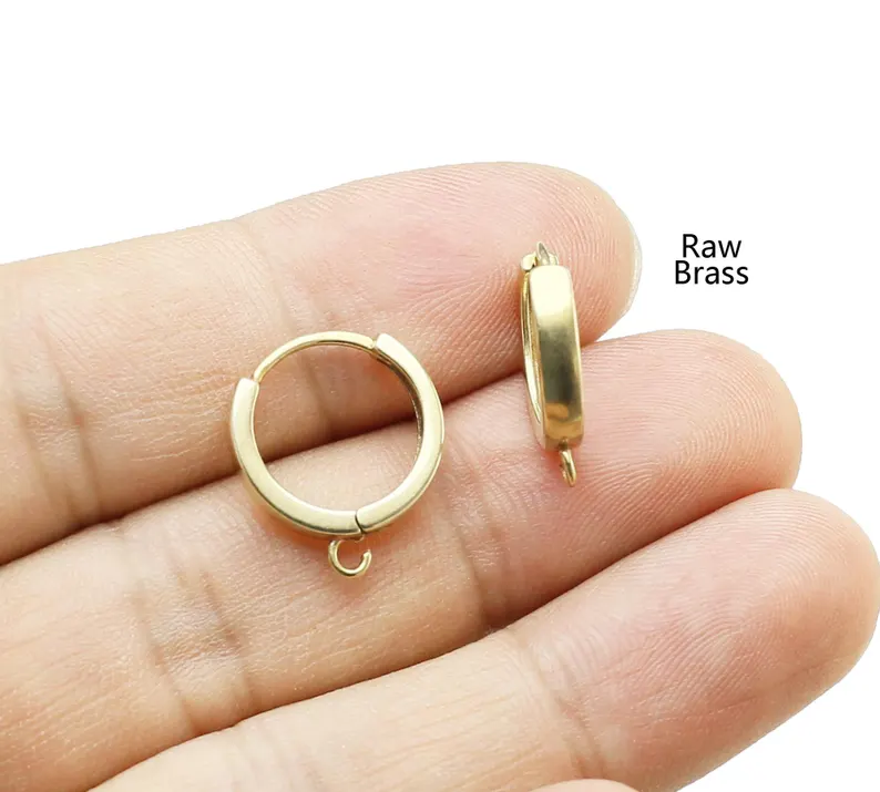 10st messing oorhoepels, lever - Jewelry Making Hoops recensie en prijs