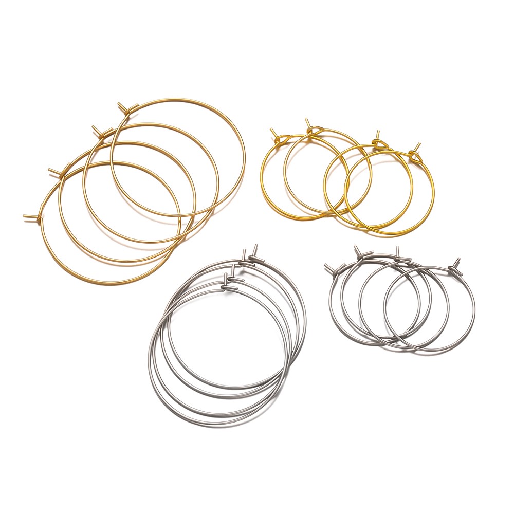 50 stuks 316 roestvrij staal 1 - Jewelry Making Hoops recensie en prijs