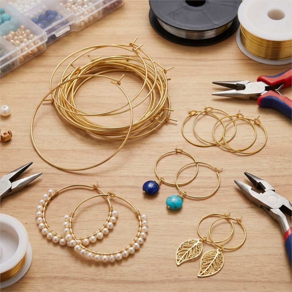 50 stuks 316 roestvrij staal 1 - Jewelry Making Hoops recensie en prijs