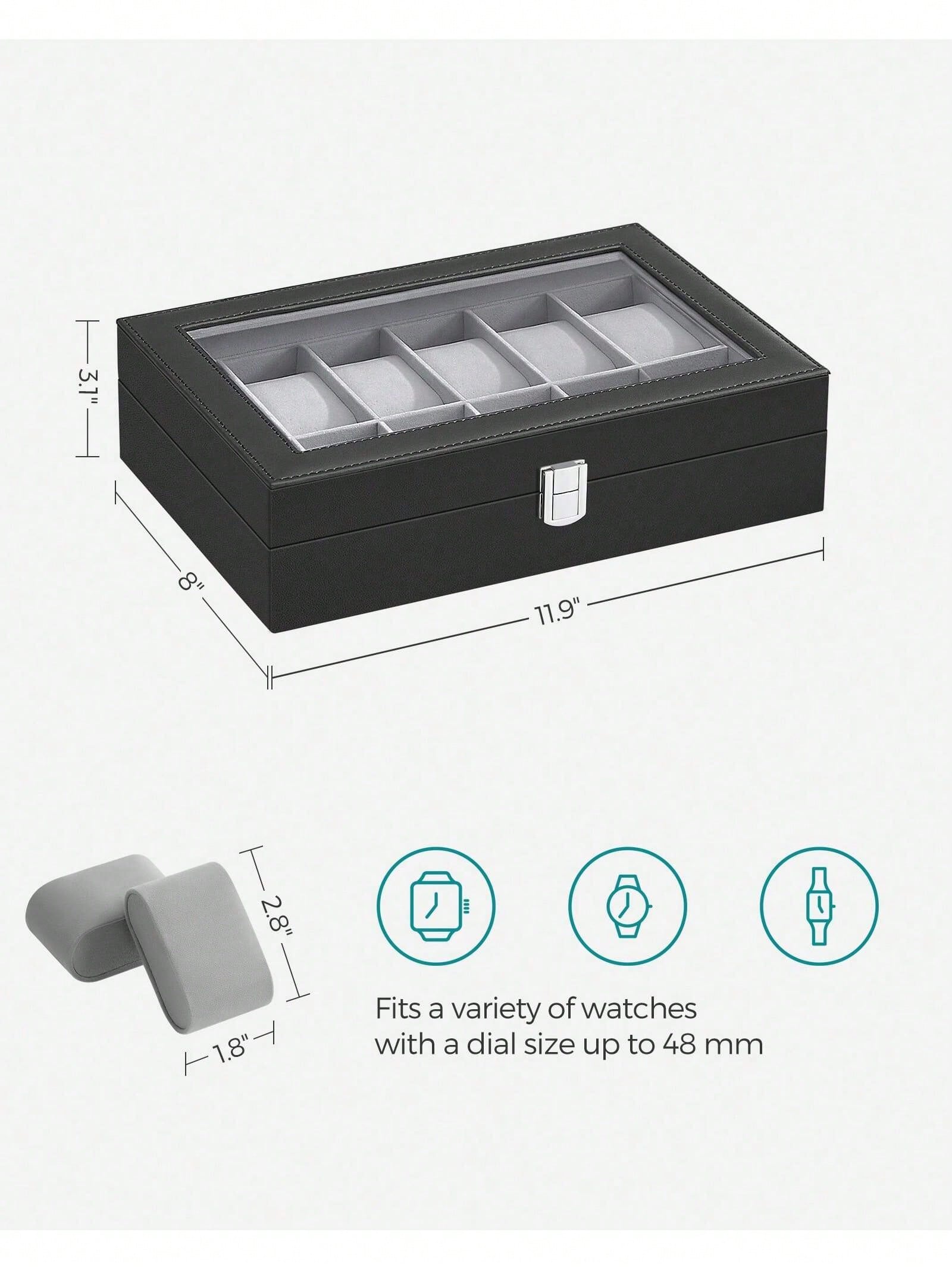 12-vakjes afsluitbare horloged - Jewelry Making Organizer Box recensie en prijs