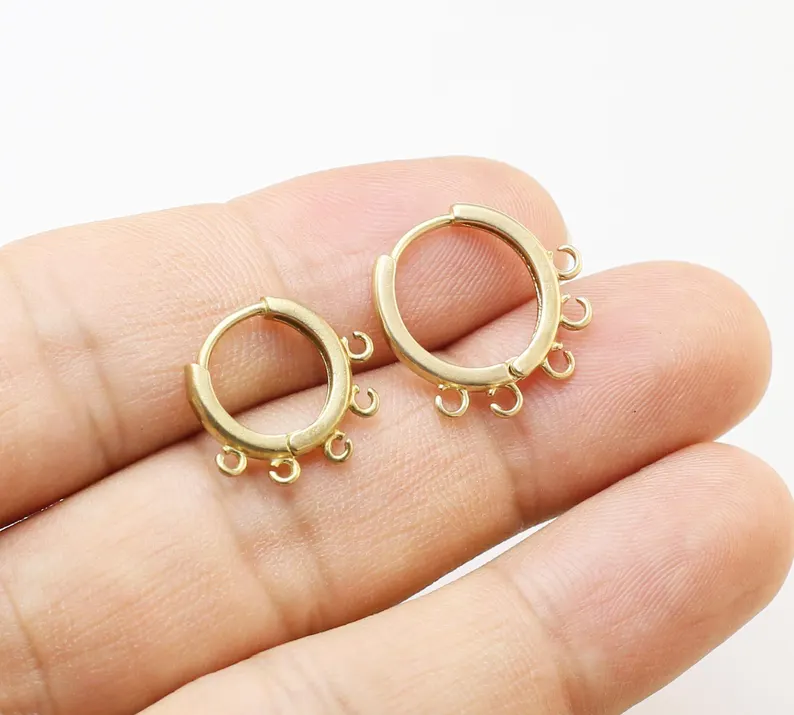 10st messing oorhoepels, lever - Jewelry Making Hoops recensie en prijs