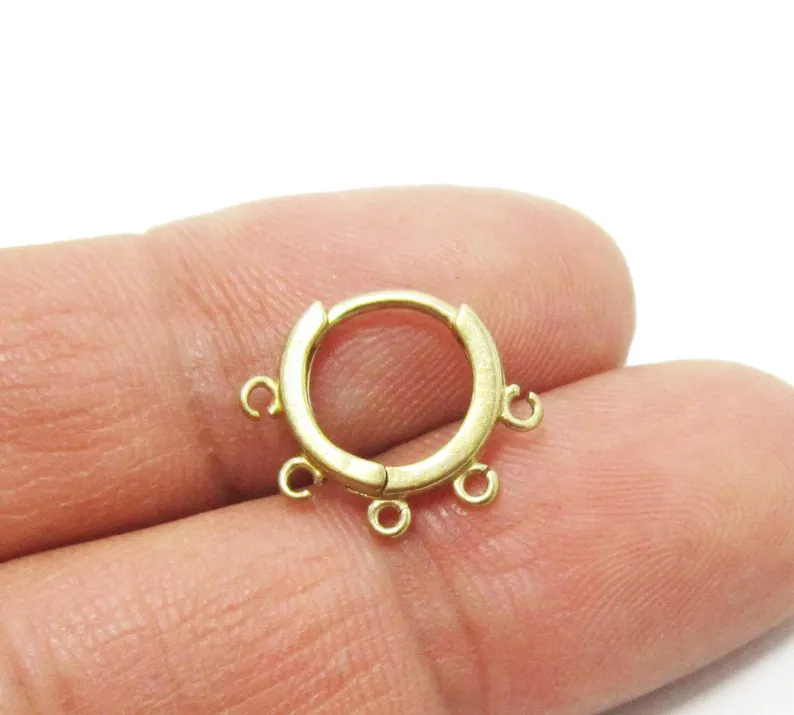 10st messing oorhoepels, lever - Jewelry Making Hoops recensie en prijs