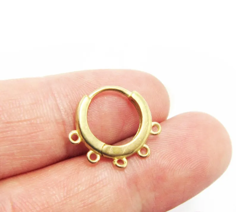 10st messing oorhoepels, lever - Jewelry Making Hoops recensie en prijs