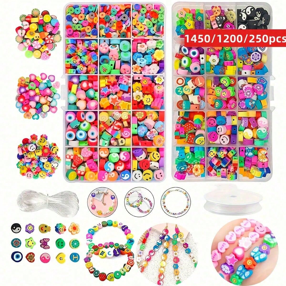 1450/1200/250 stuks polymeerkl - Jewelry Making Organizer Box recensie en prijs