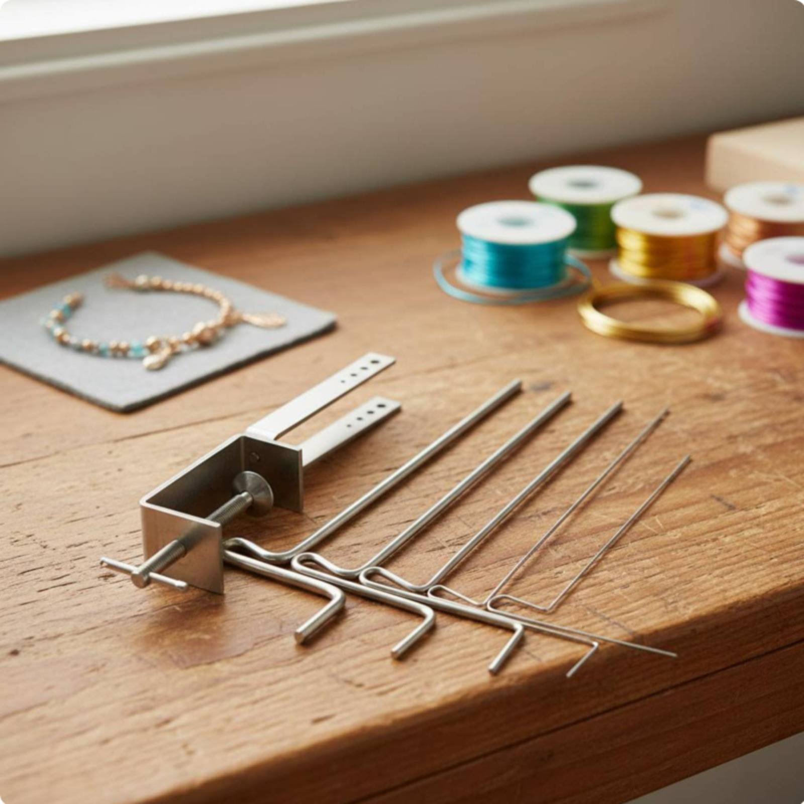 Getrapte draadlusstaaf Stevige - Jewelry Making Hoops recensie en prijs