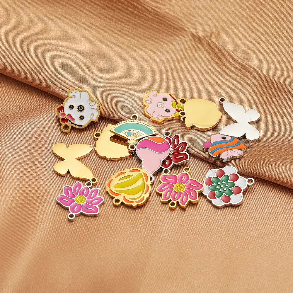 5 stuks roestvrij staal lotus  - Jewelry Making For 5 Year Old recensie en prijs