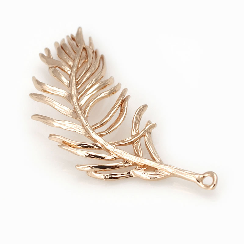 18K Goudkleurige Messing Veerv - Jewelry Making Store recensie en prijs