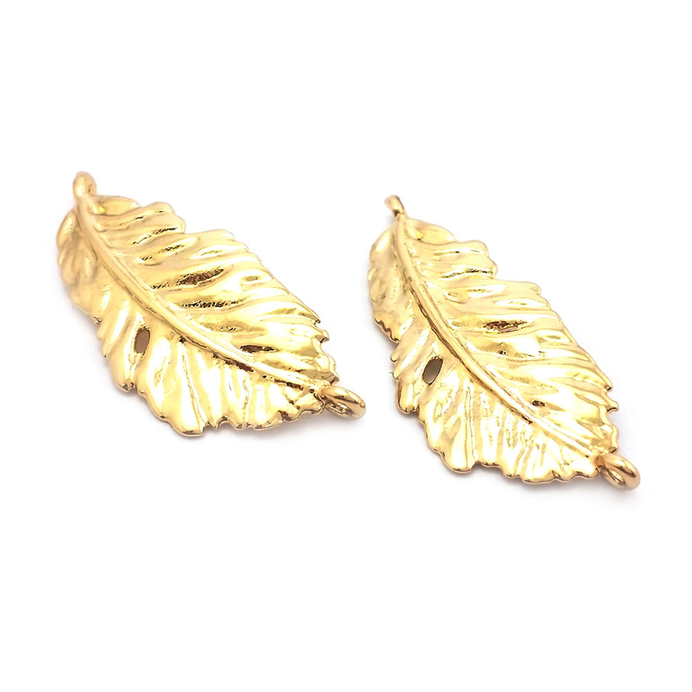 18K Goudkleurige Messing Veerv - Jewelry Making Store recensie en prijs