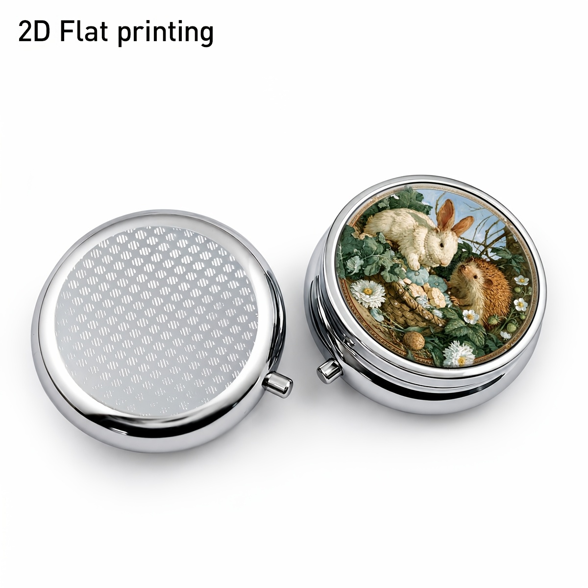 Bloemenmand met witte konijn-  - Jewelry Making Store recensie en prijs