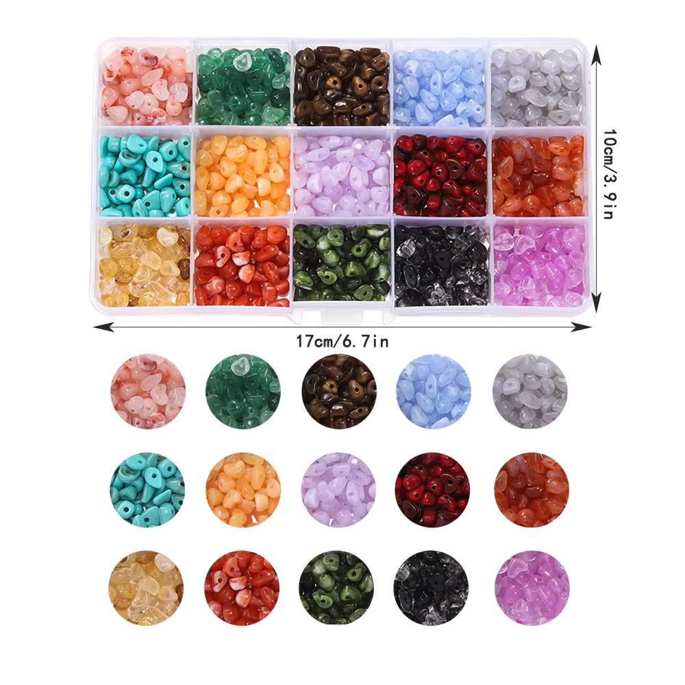 Ongeveer 525 stks/doos Imitati - Jewelry Making Organizer Box recensie en prijs