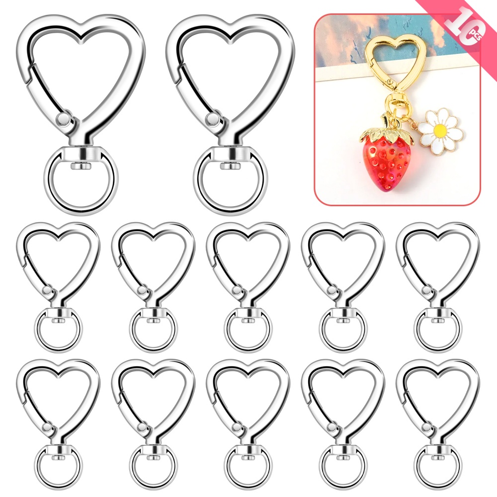 10 Stuks Metalen Hart Kreeft K - Jewelry Making Hoops recensie en prijs