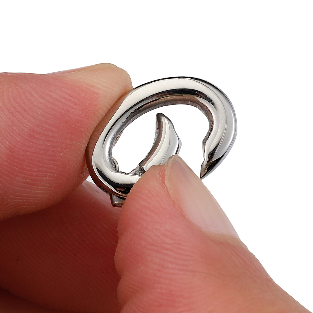 2Pcs/1Pc Rvs Lente Karabijn Ov - Jewelry Making Hoops recensie en prijs