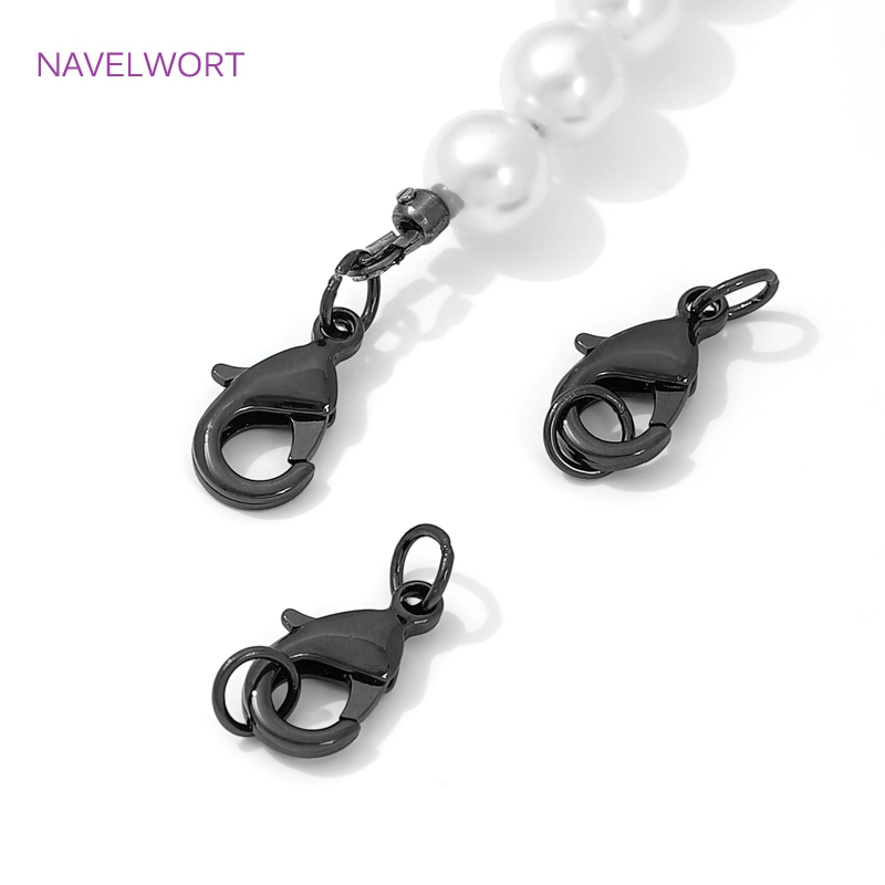 Zwarte kleur messing karabijns - Jewelry Making Items recensie en prijs